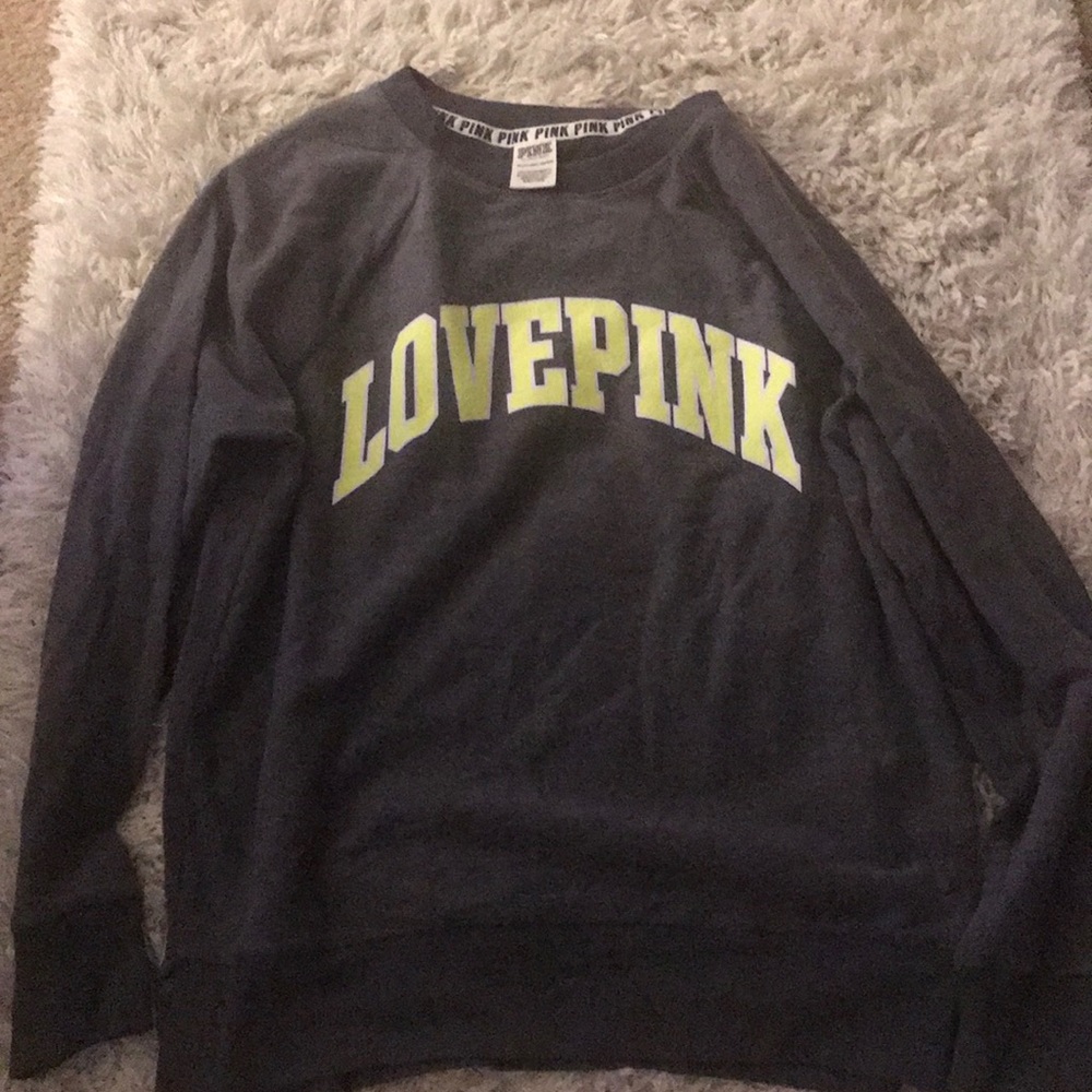 Love pink sweatshirt